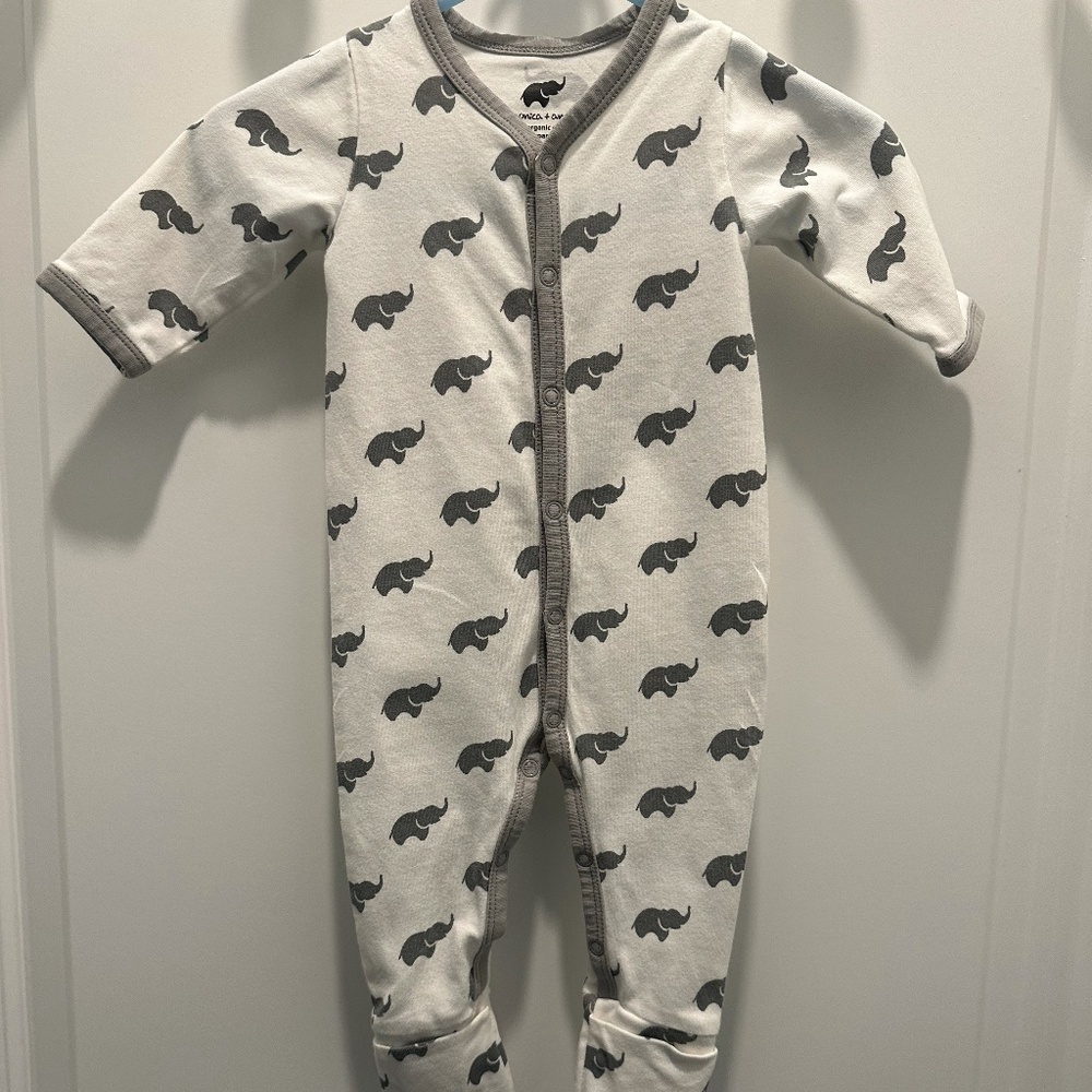 Monica & Andy elephant pj's
